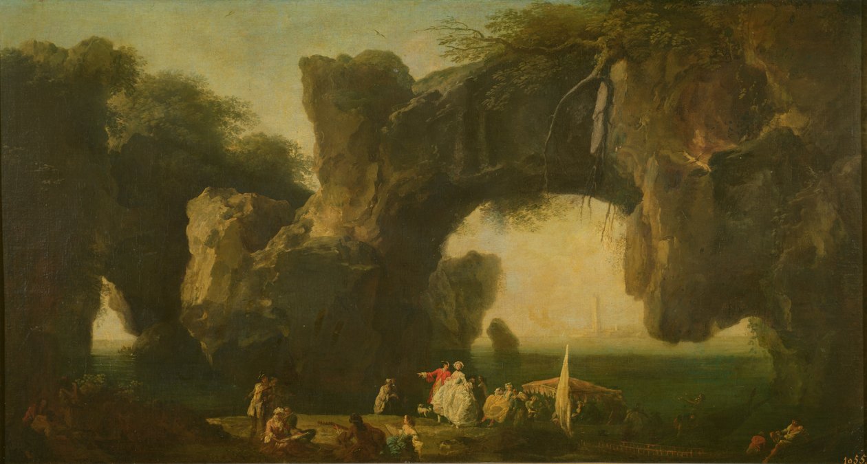 Utsikt över Sorrento av Claude Joseph Vernet