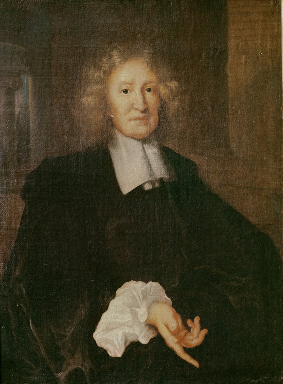 Porträtt antas vara Jules Hardouin Mansart (1646-1708) av Claude Lefebvre