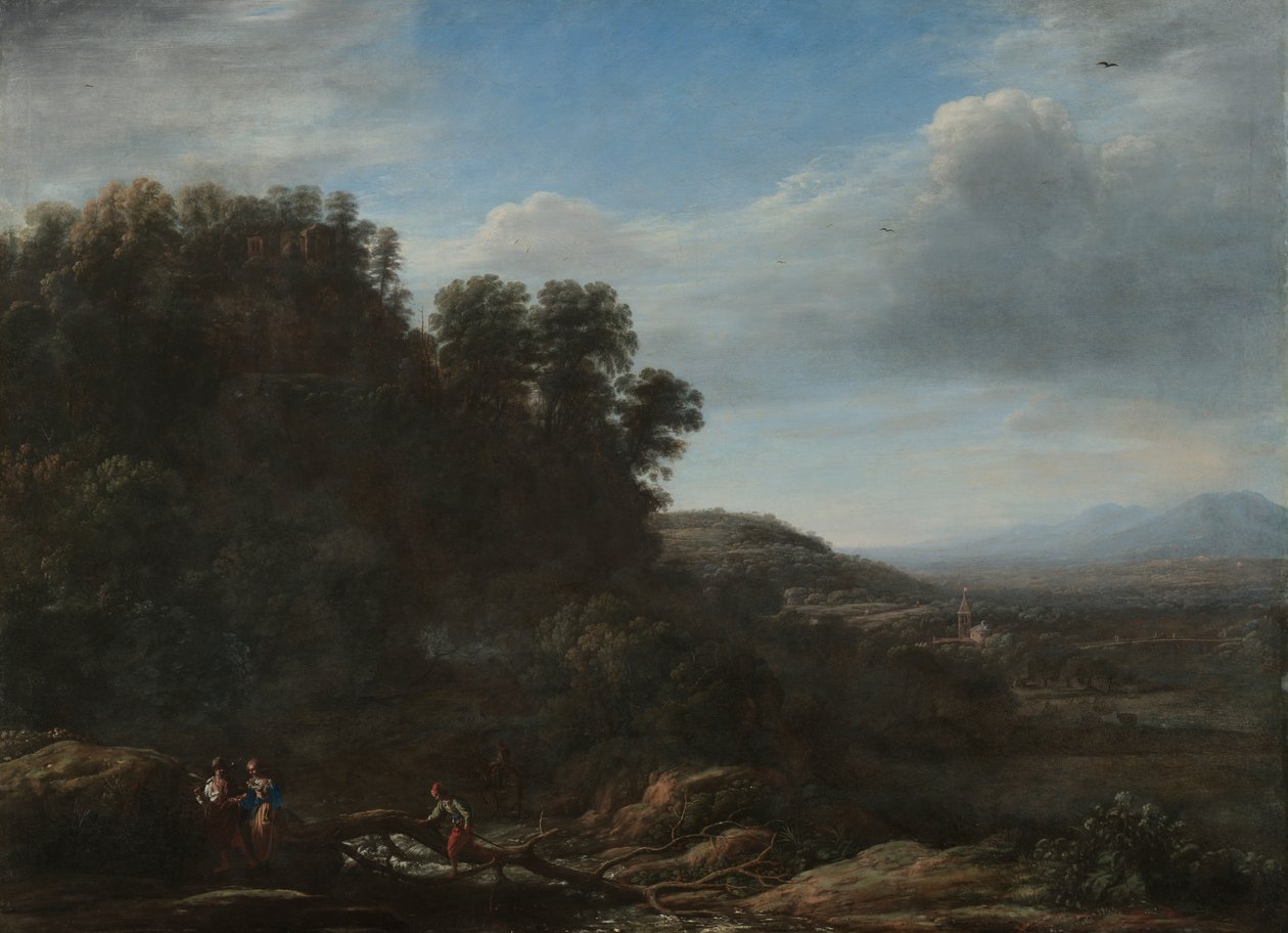 Italienskt landskap, ca 1630 (olja på duk) av Claude Lorrain (1600 82)