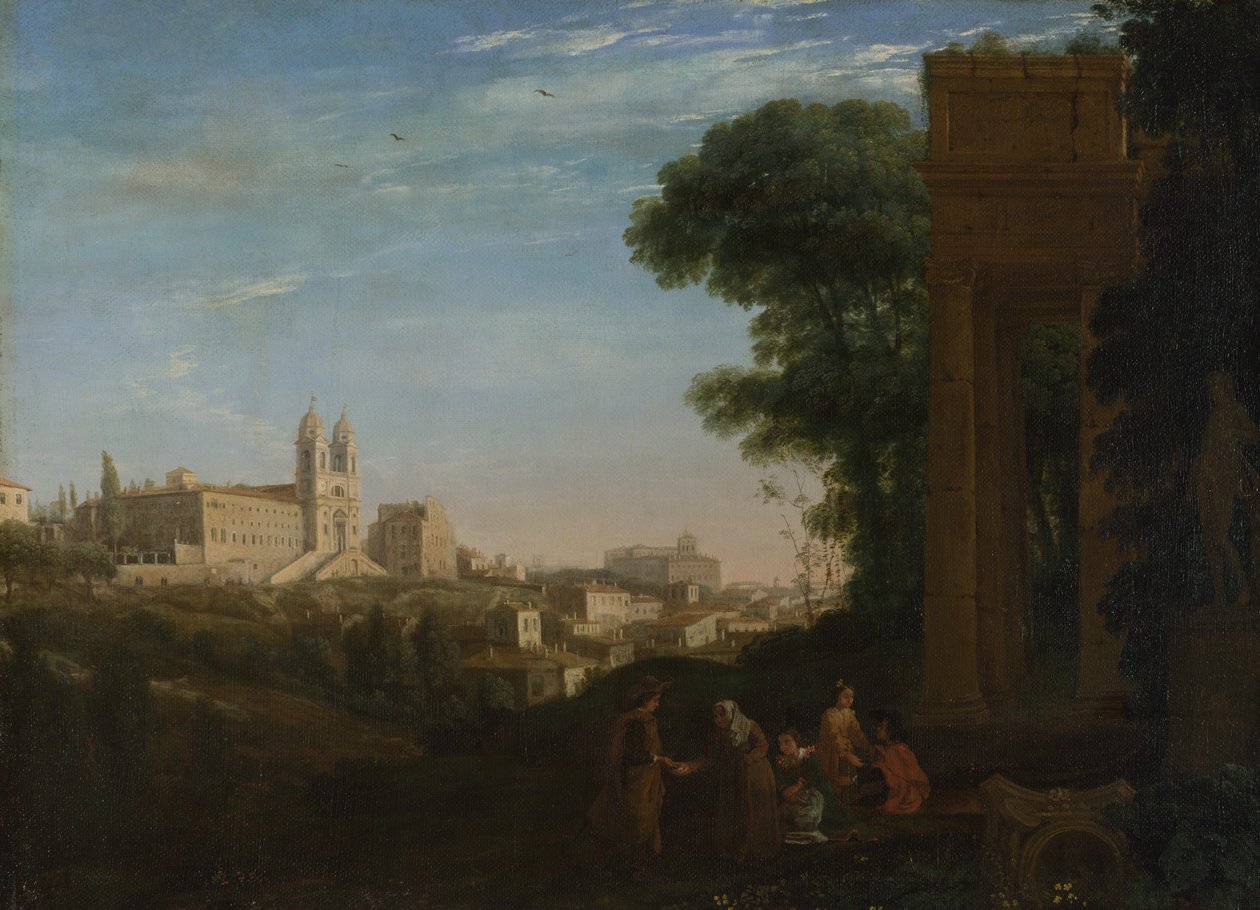 En utsikt i Rom, 1632 av Claude Lorrain