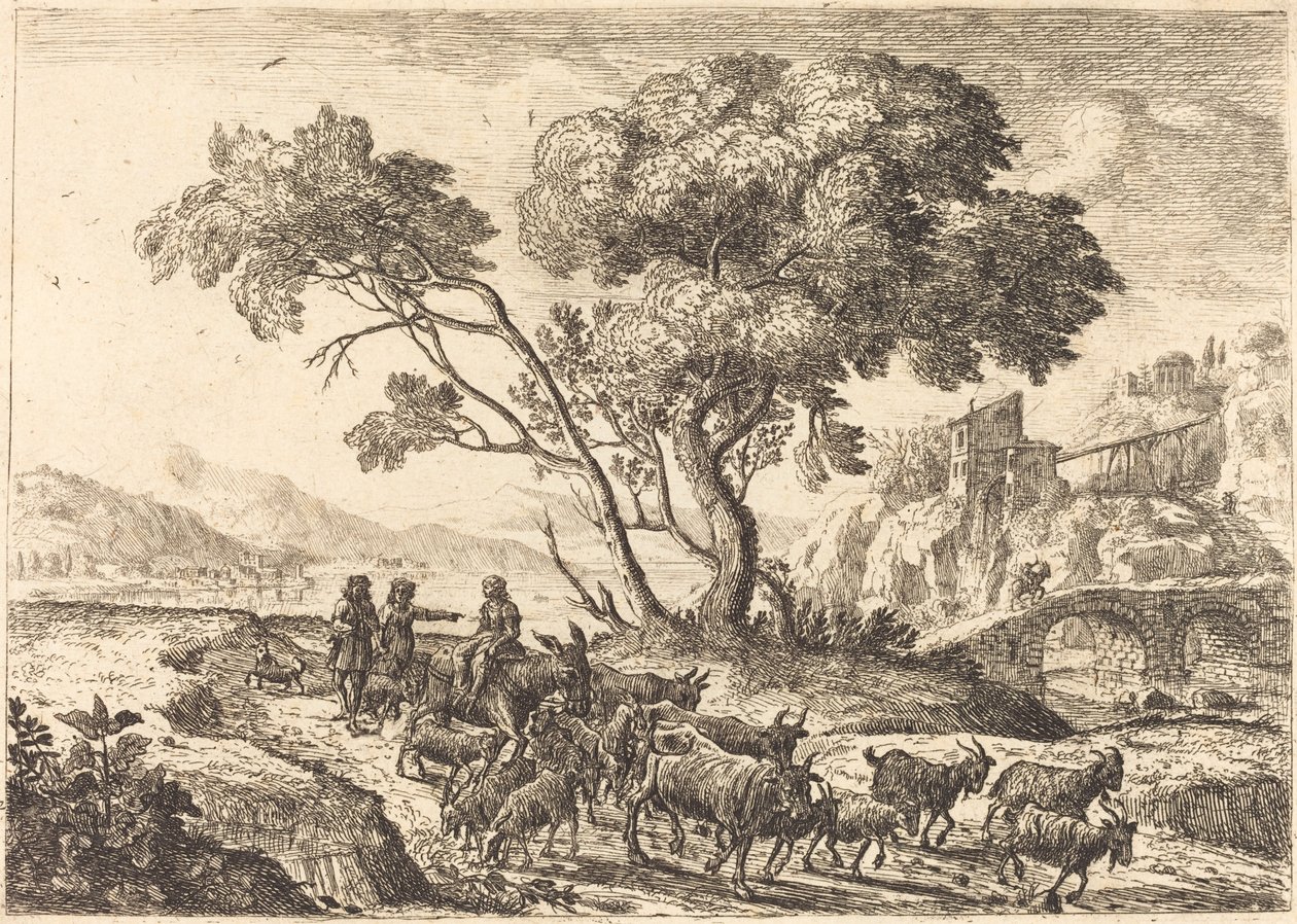 Avgång till fälten av Claude Lorrain