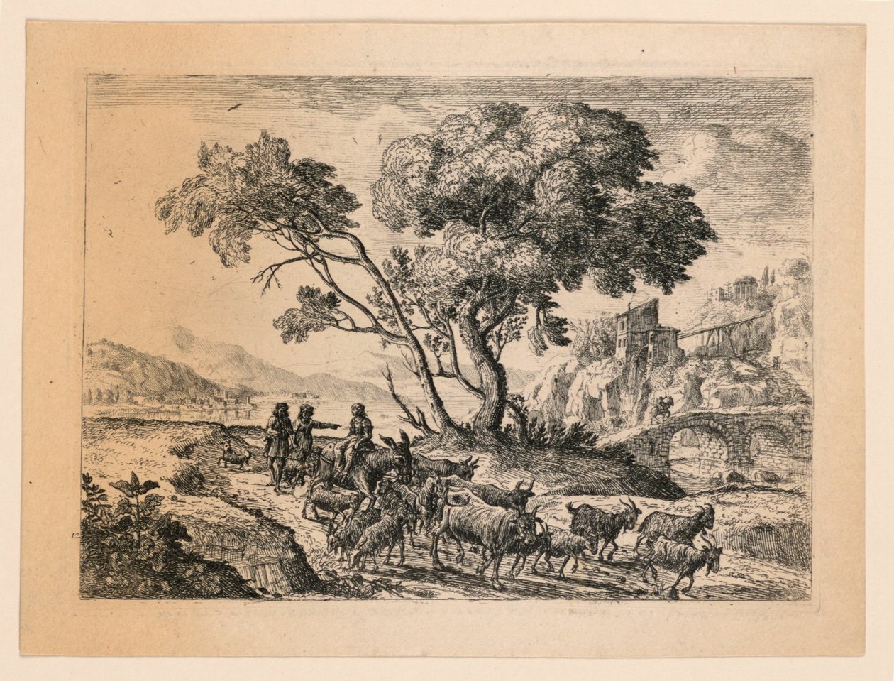Avgång till fälten av Claude Lorrain