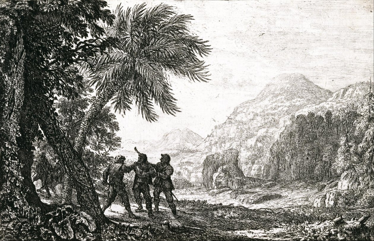 Landskap med brigander av Claude Lorrain