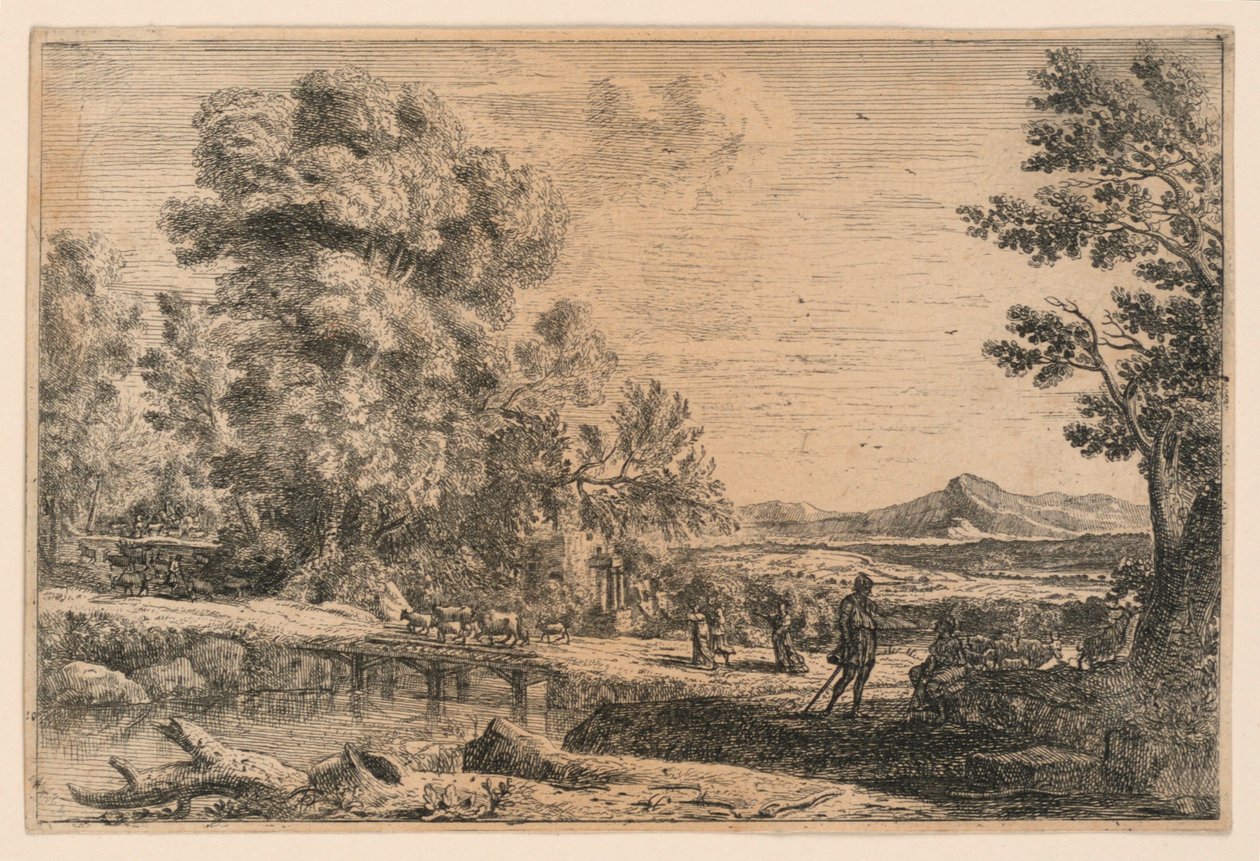 Rebecca och Eliezer av Claude Lorrain