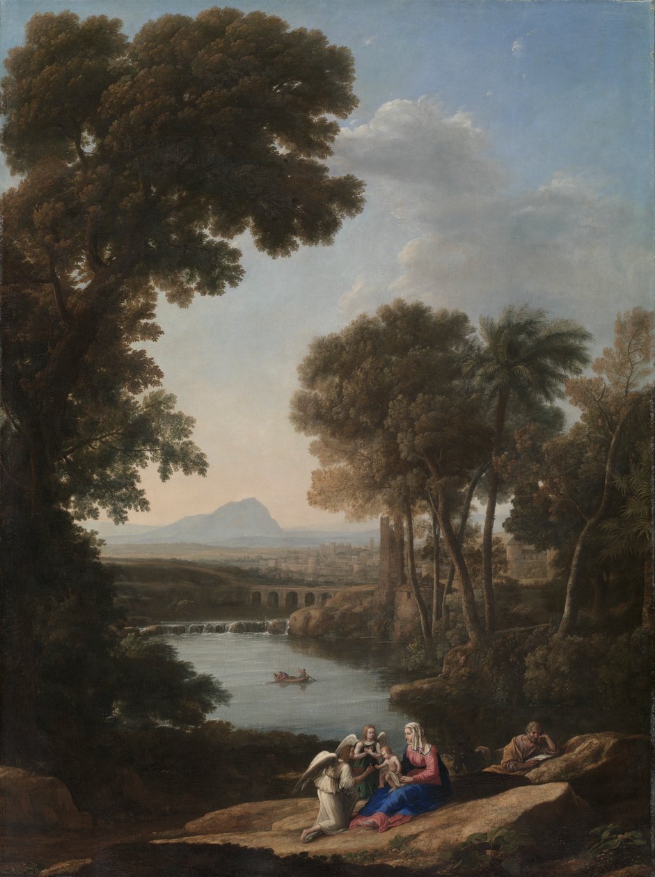 Vila på flykten till Egypten av Claude Lorrain
