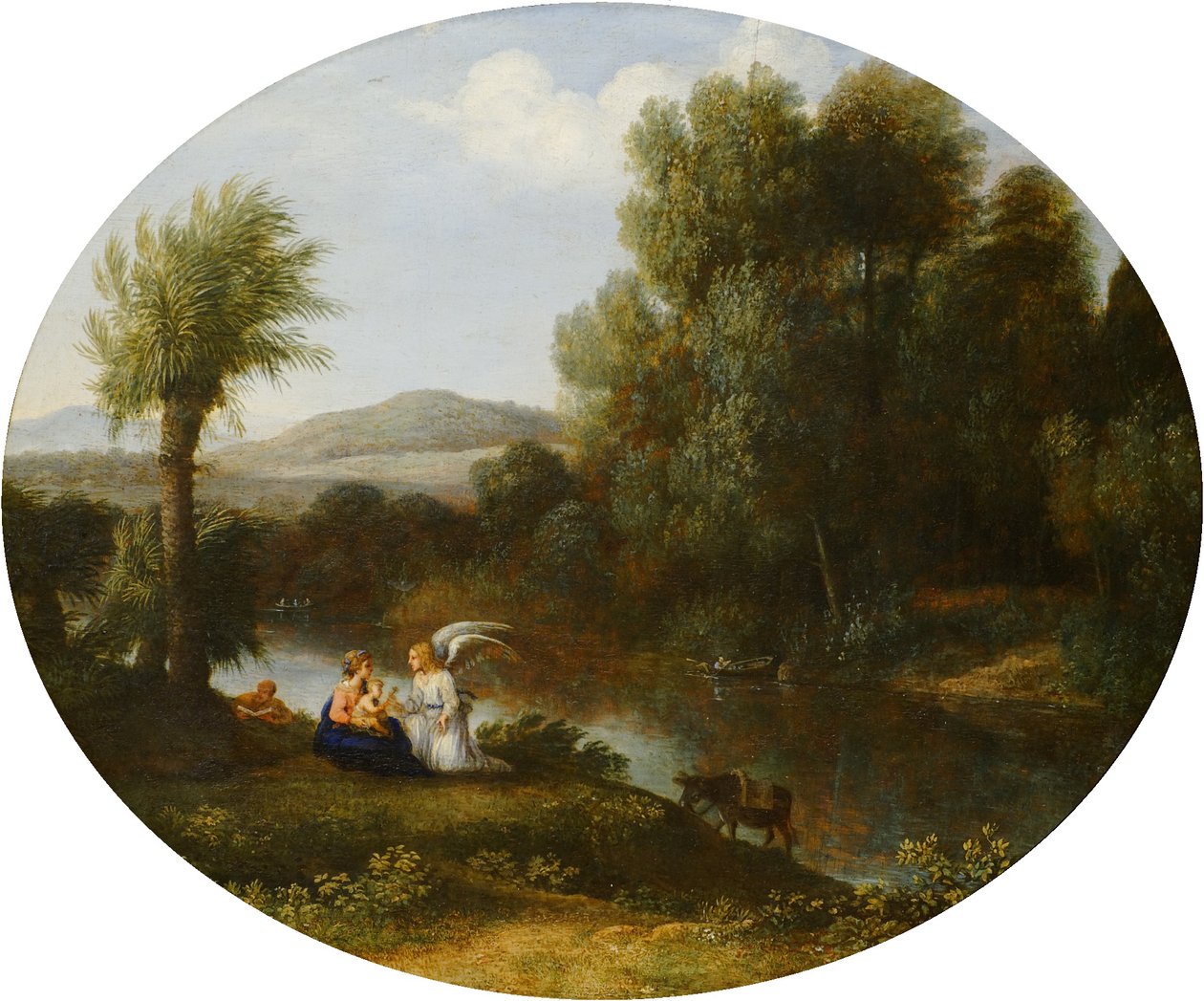 Vila under flykten till Egypten av Claude Lorrain