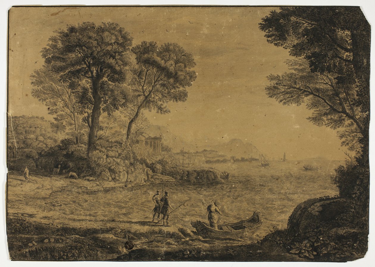 Havslandskap av Claude Lorrain