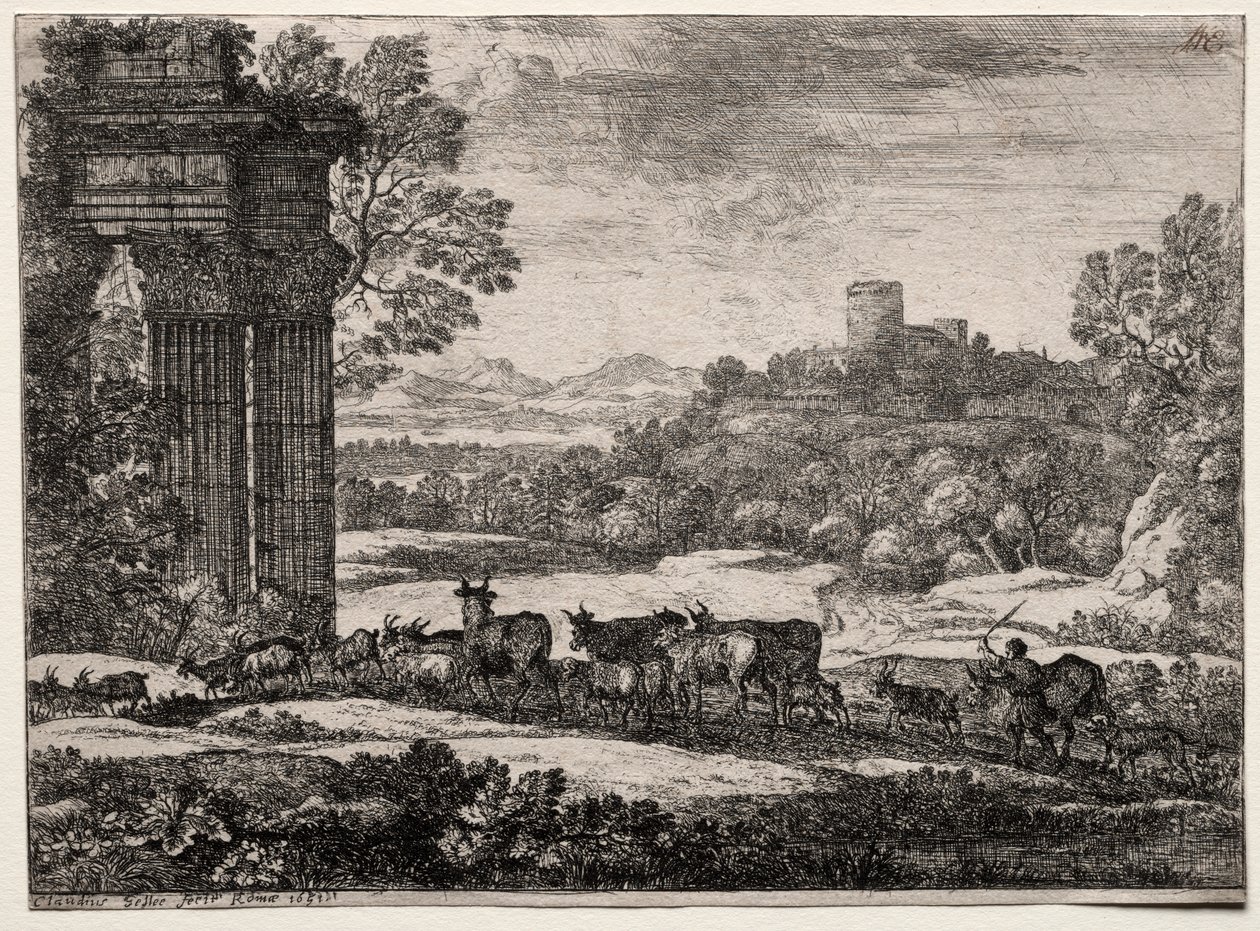 Flocken återvänder i stormigt väder av Claude Lorrain
