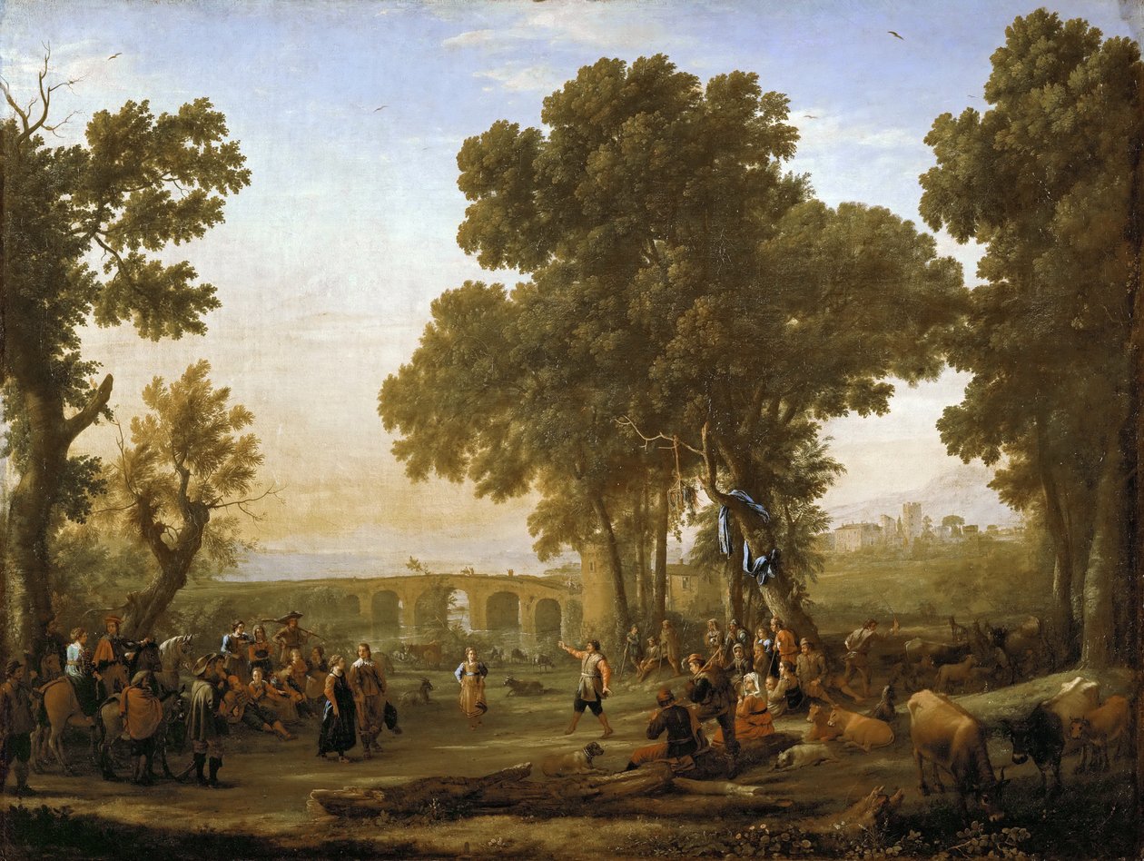 Byafestivalen av Claude Lorrain