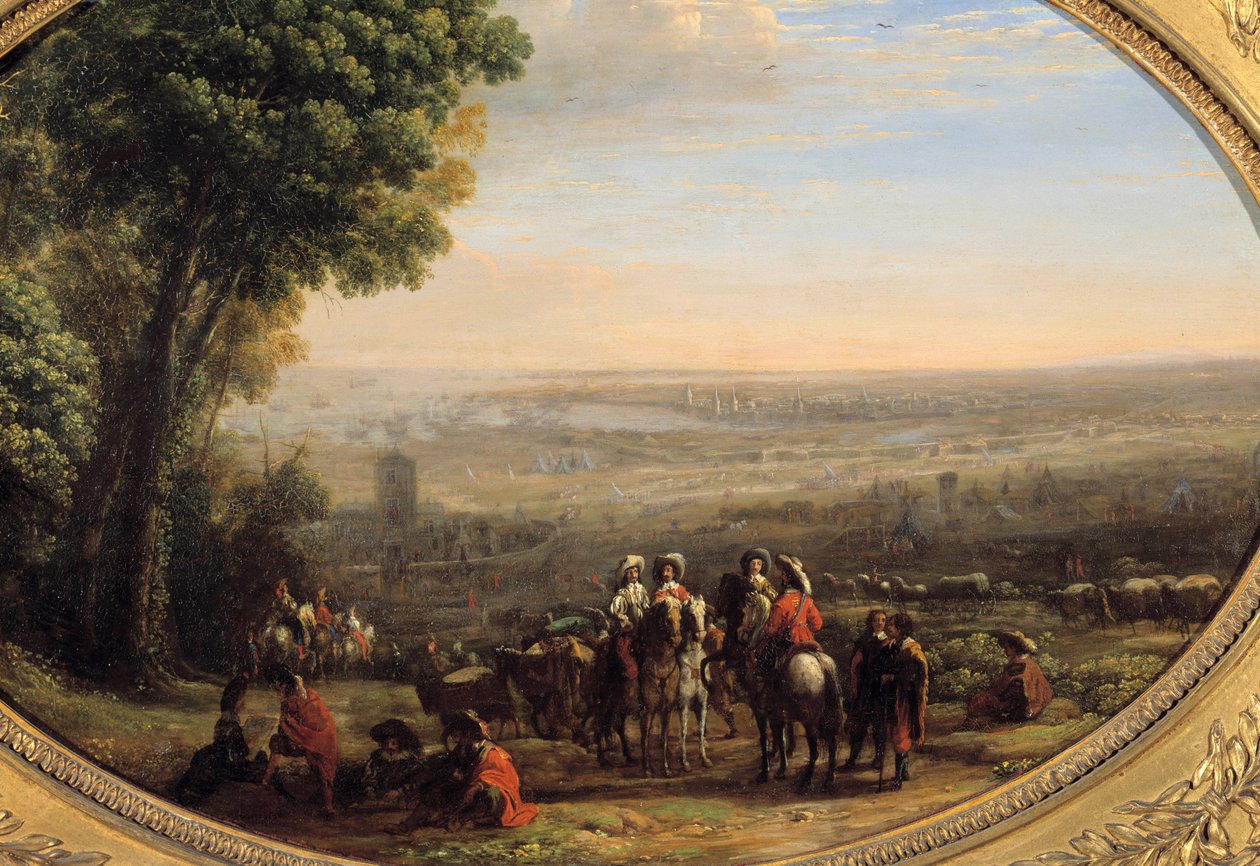 Rochelles säte av Ludvig XIII (1601-1643) 8 oktober av Claude Lorrain
