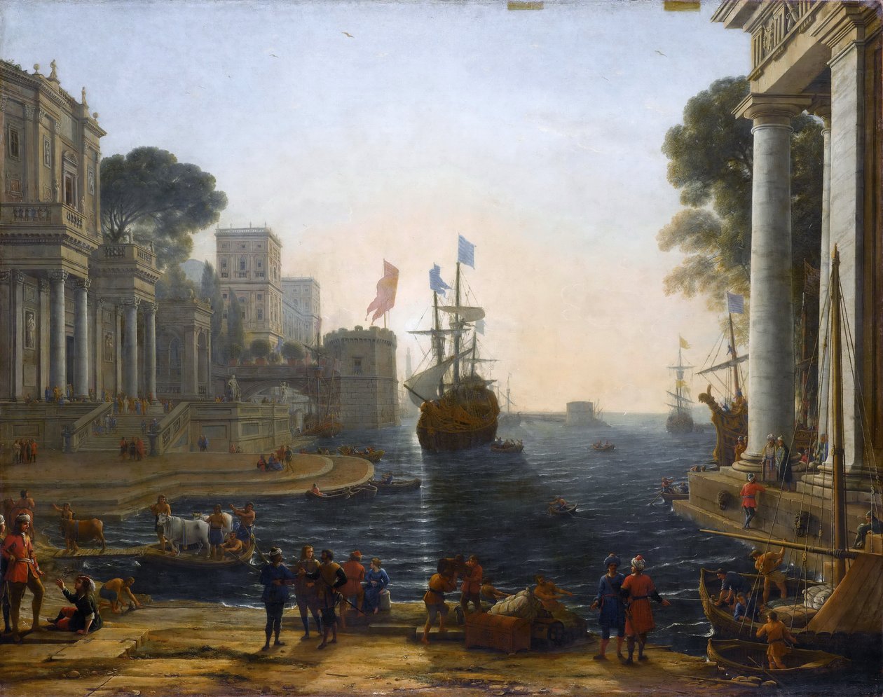 Ulysses återlämnar Chryseis till sin far av Claude Lorrain