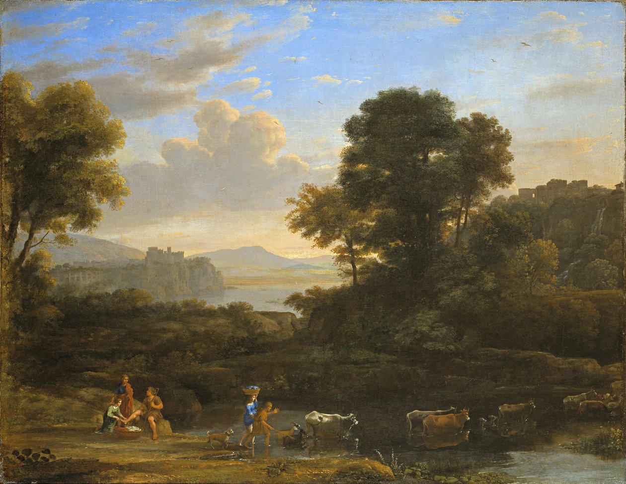 Pastorallandskap, 1646-47 av Claude Lorrain