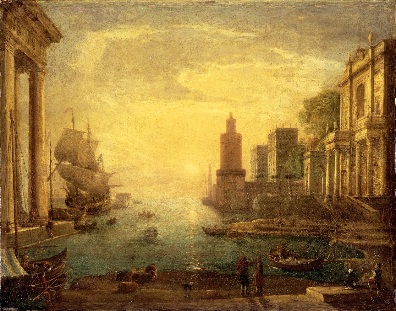 Canal Grande, Venedig av Claude Lorrain