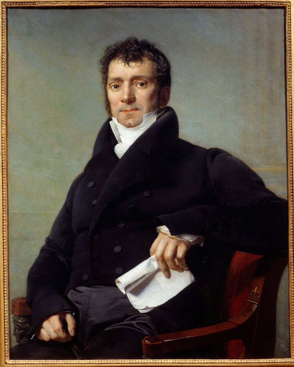 Porträtt av Claude Marie Morin Målning av Claude-Marie Dubufe (1790-1864) 1800-talets Nantes, Musee des Beaux Arts av Claude Marie Dubufe