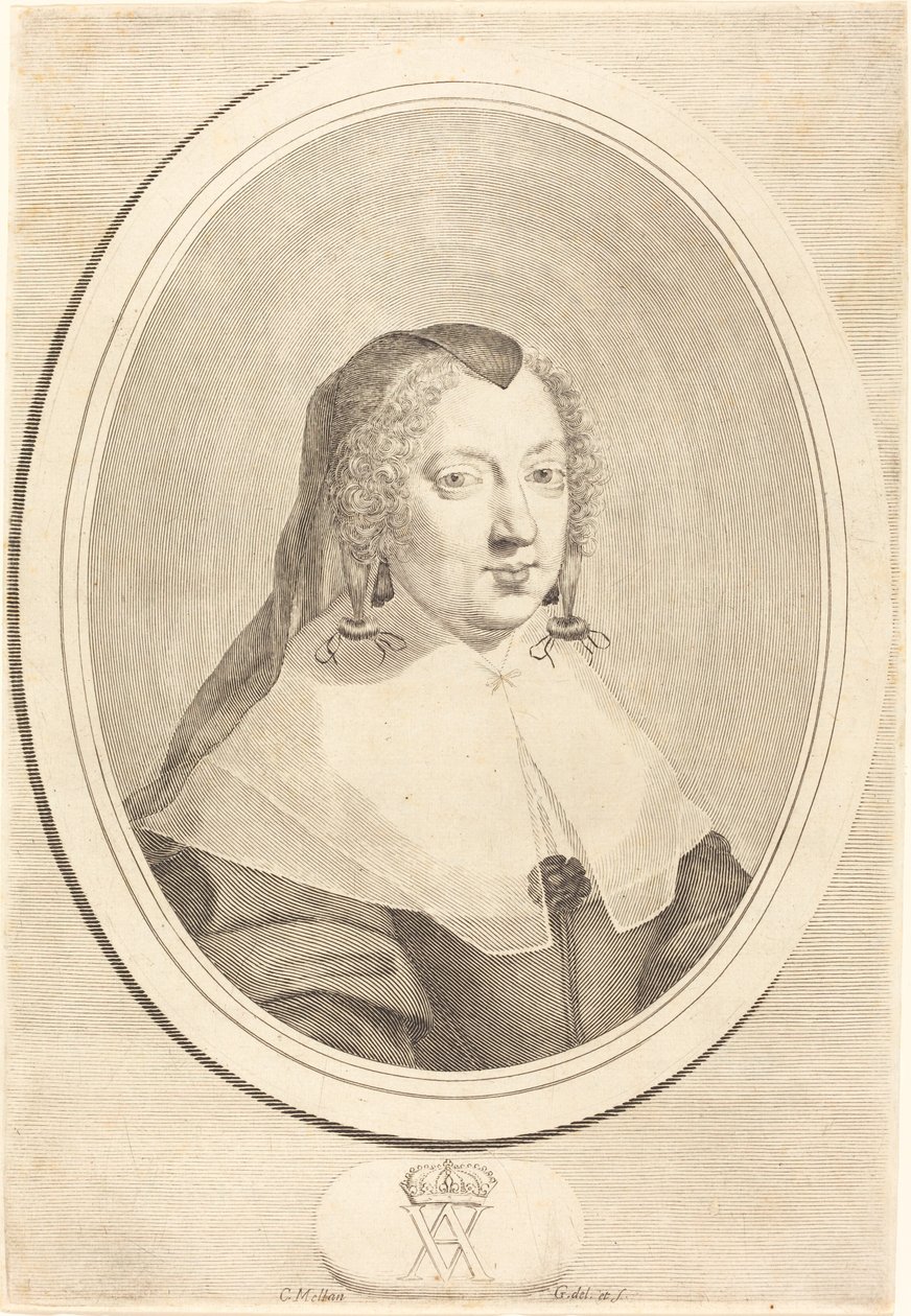 Anne av Österrike av Claude Mellan