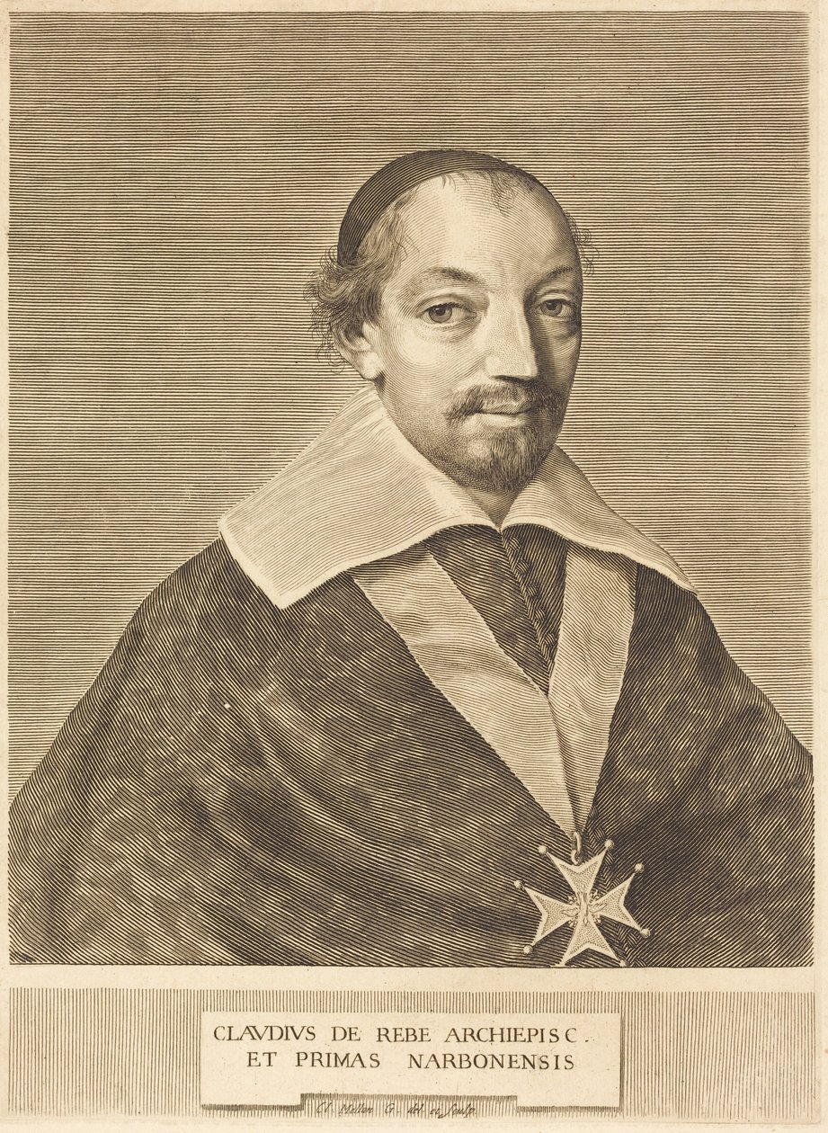 Claude de Rebe av Claude Mellan