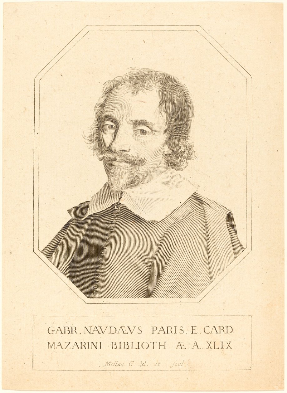 Gabriel Naude av Claude Mellan