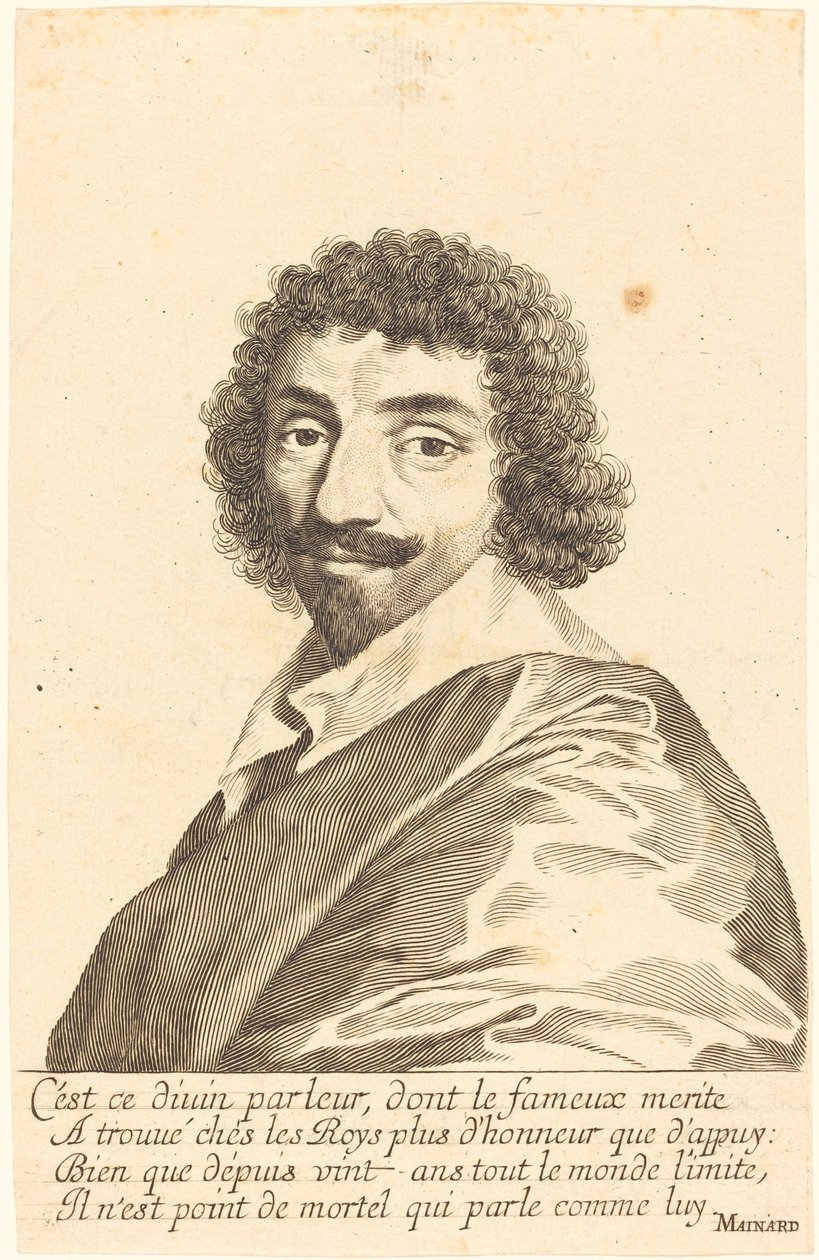 Jean-Louis Guez de Balzac av Claude Mellan
