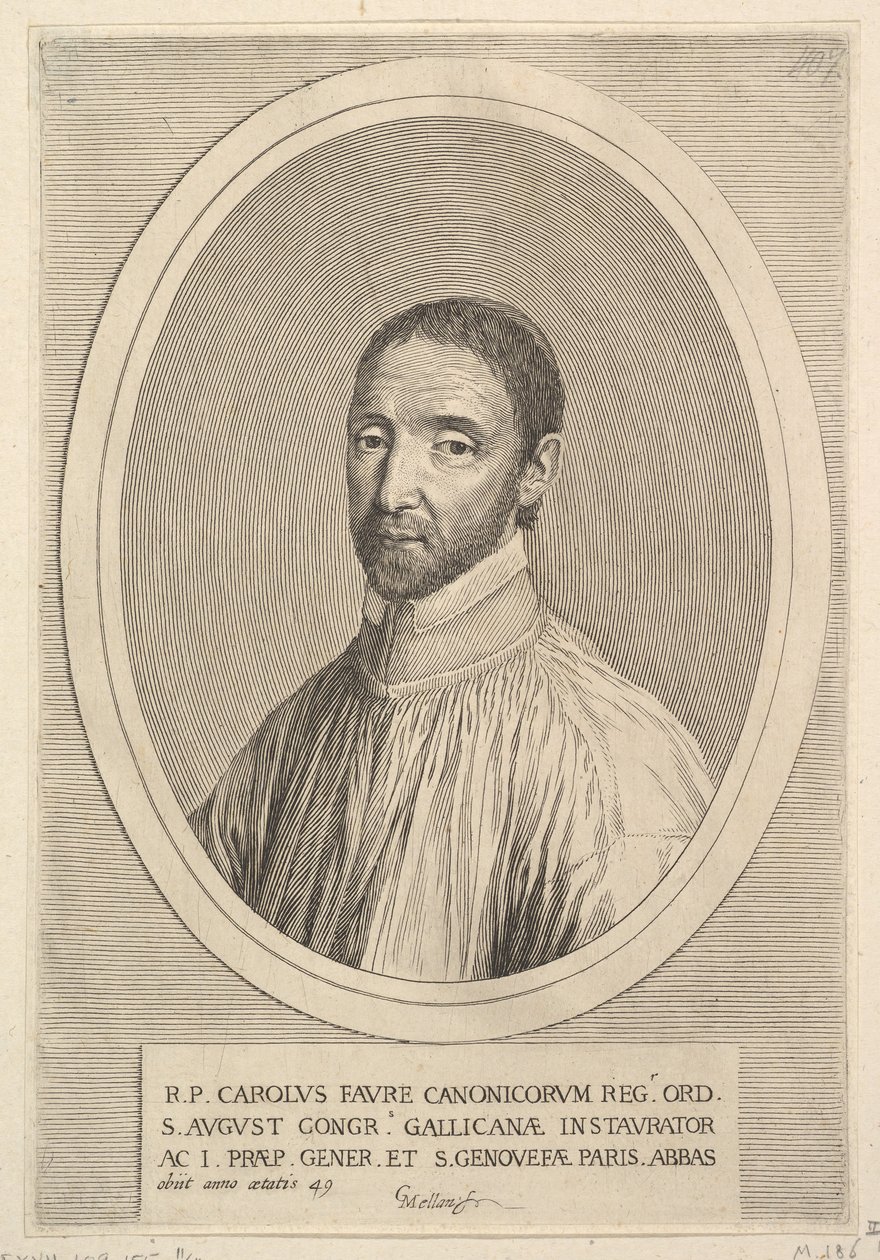 Fader Charles Faure. av Claude Mellan