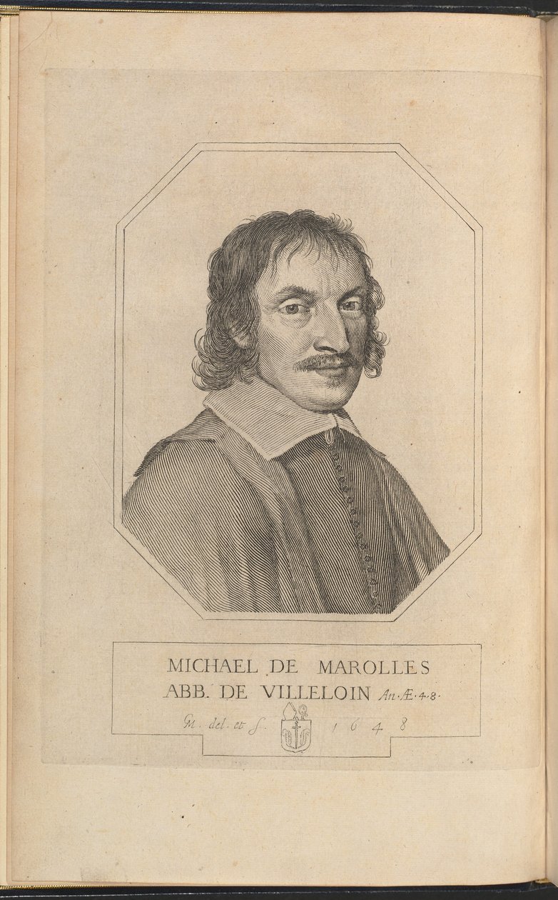 Mikael av Marolles av Claude Mellan