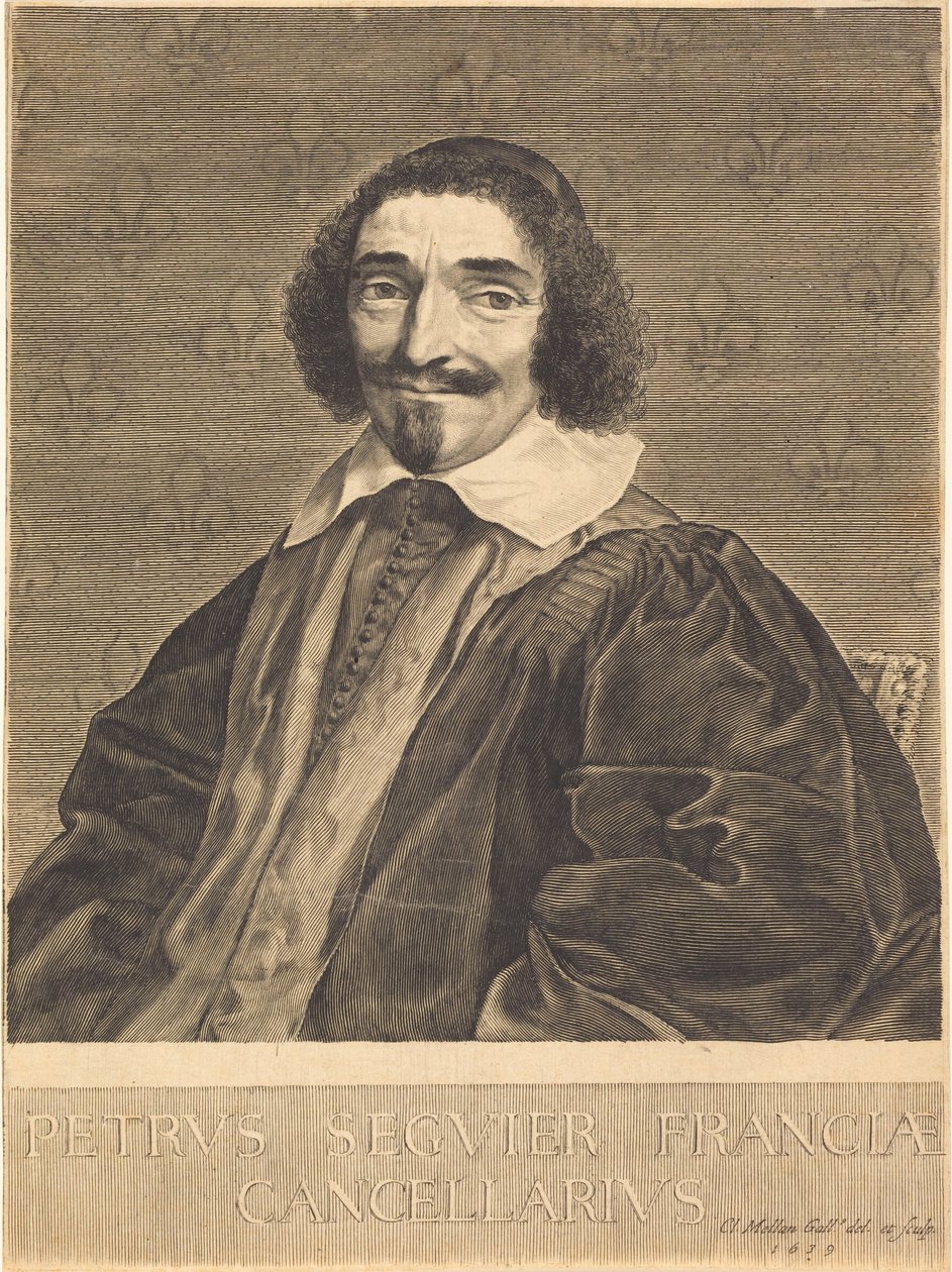 Pierre Séguier av Claude Mellan
