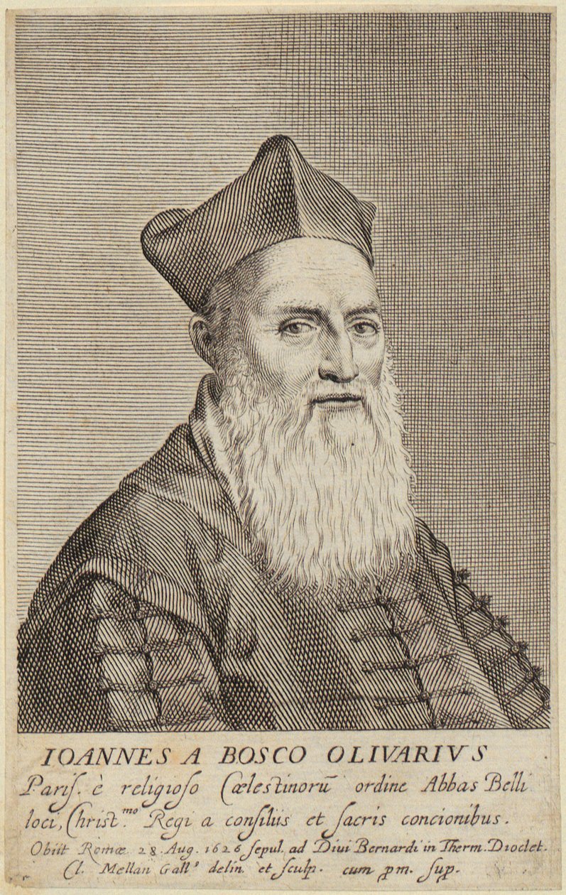 Porträtt av Jean Du Bois-Olivier av Claude Mellan
