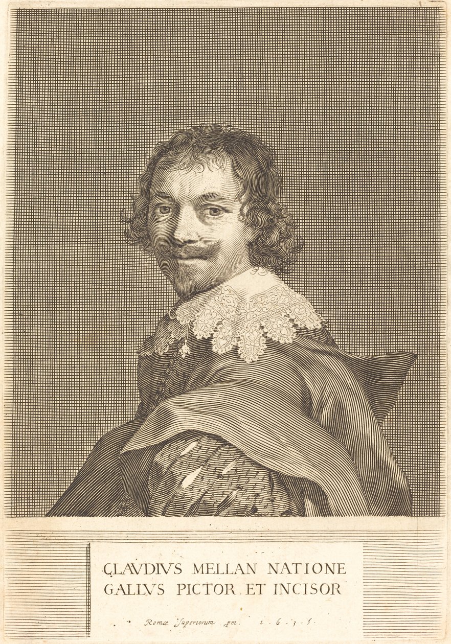 Självporträtt av Claude Mellan