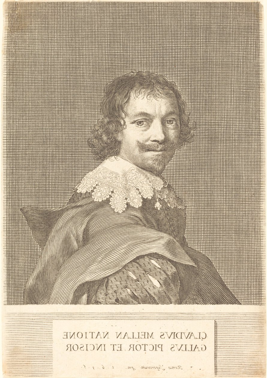 Självporträtt av Claude Mellan