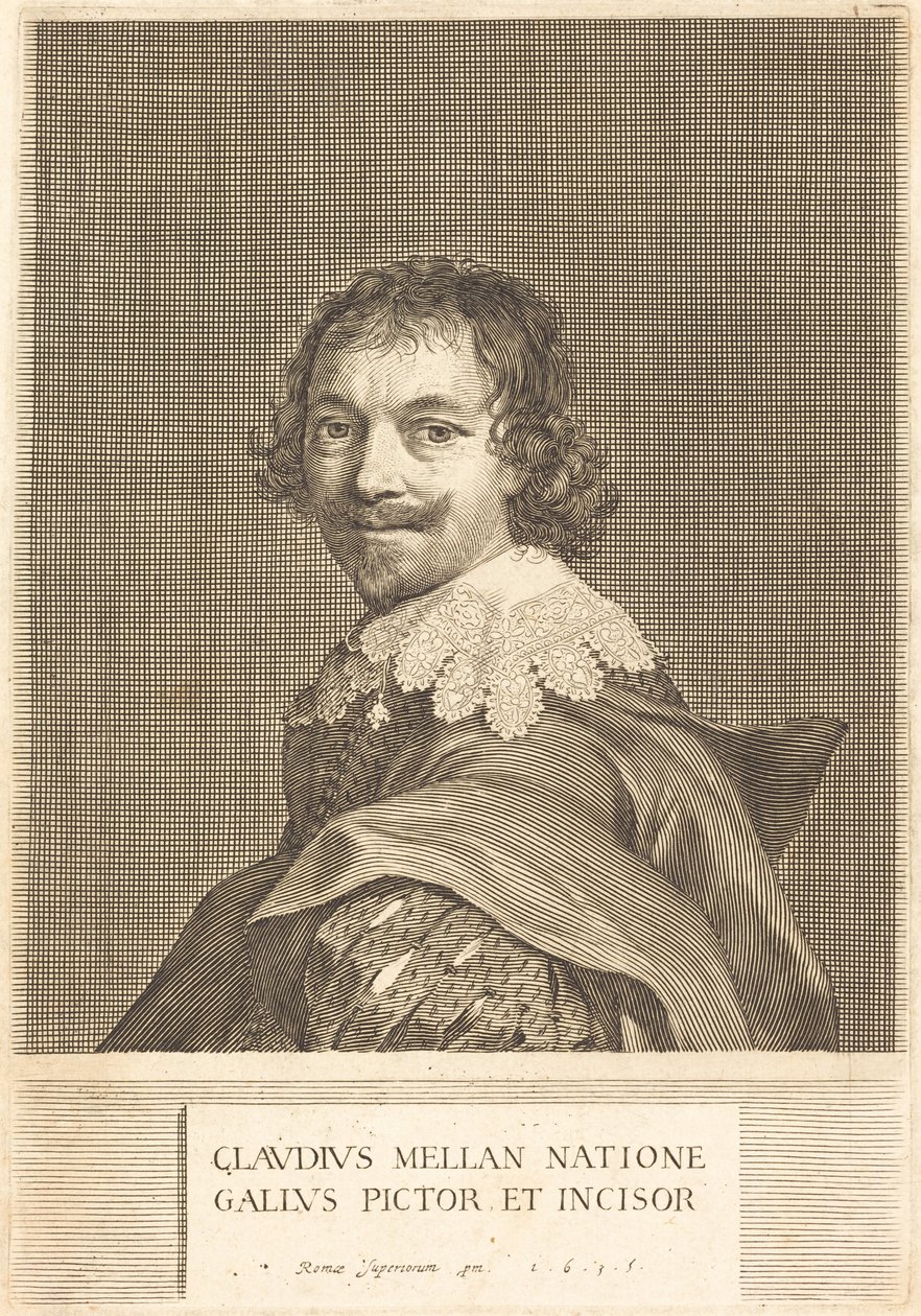 Självporträtt av Claude Mellan