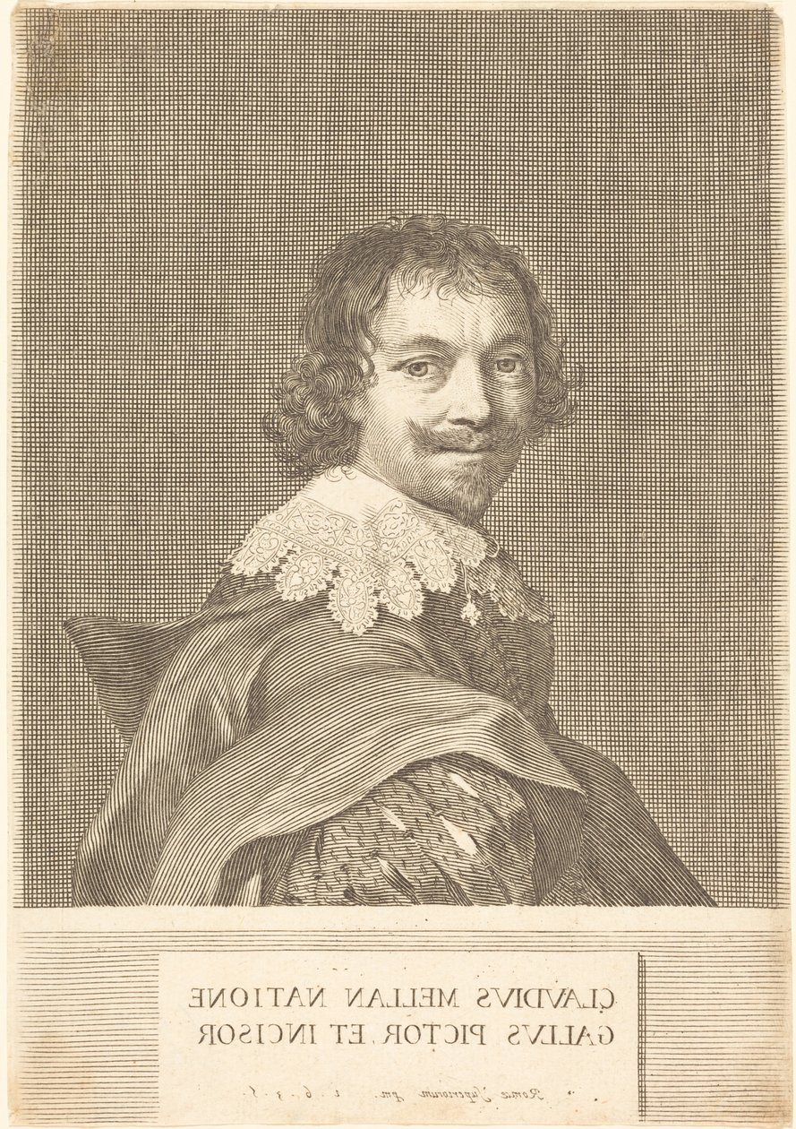 Självporträtt av Claude Mellan