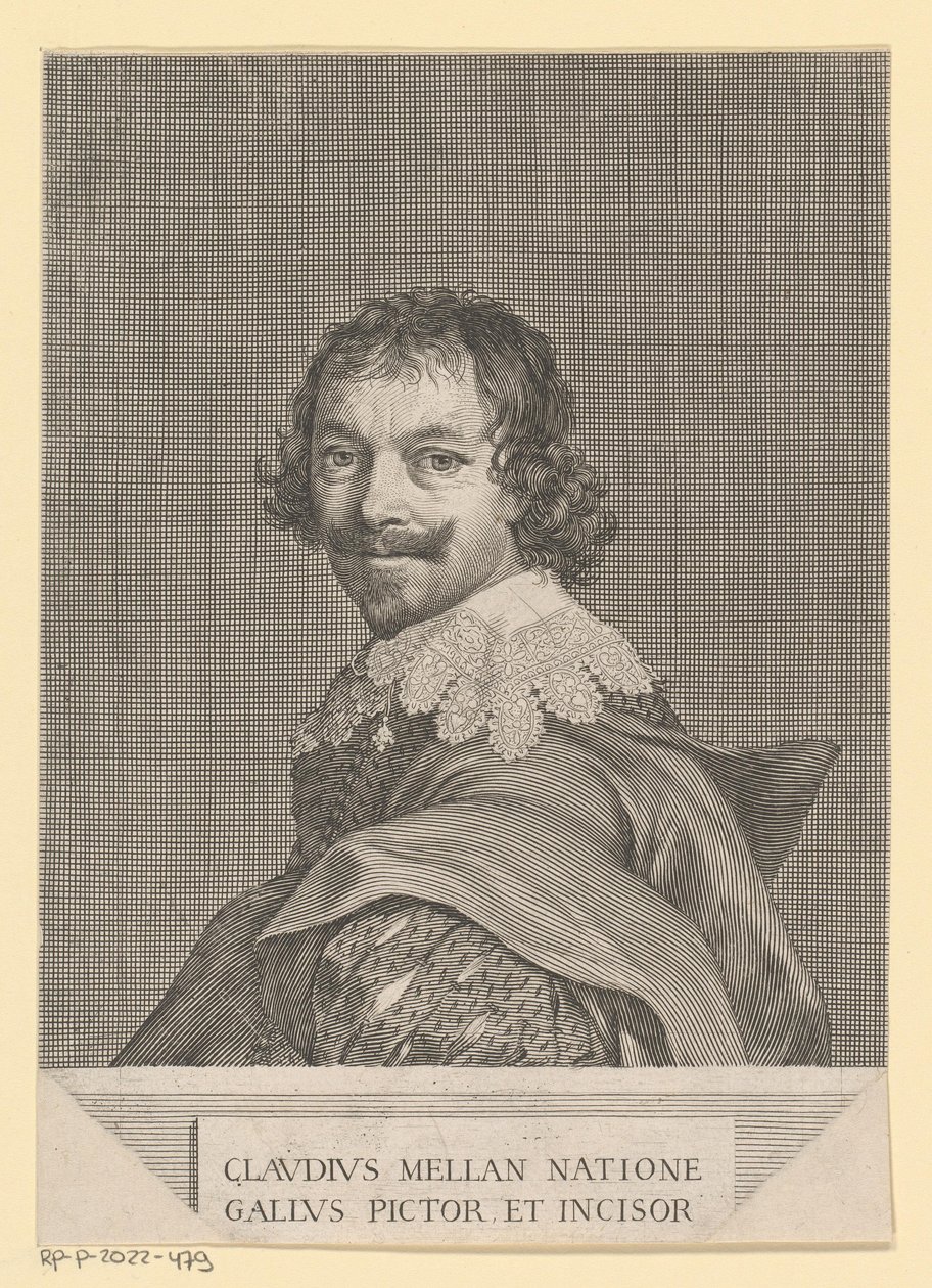 Självporträtt av Claude Mellan