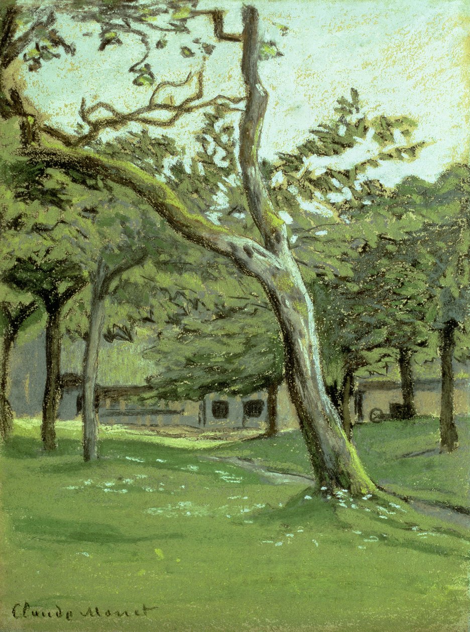 En fruktträdgård av Claude Monet