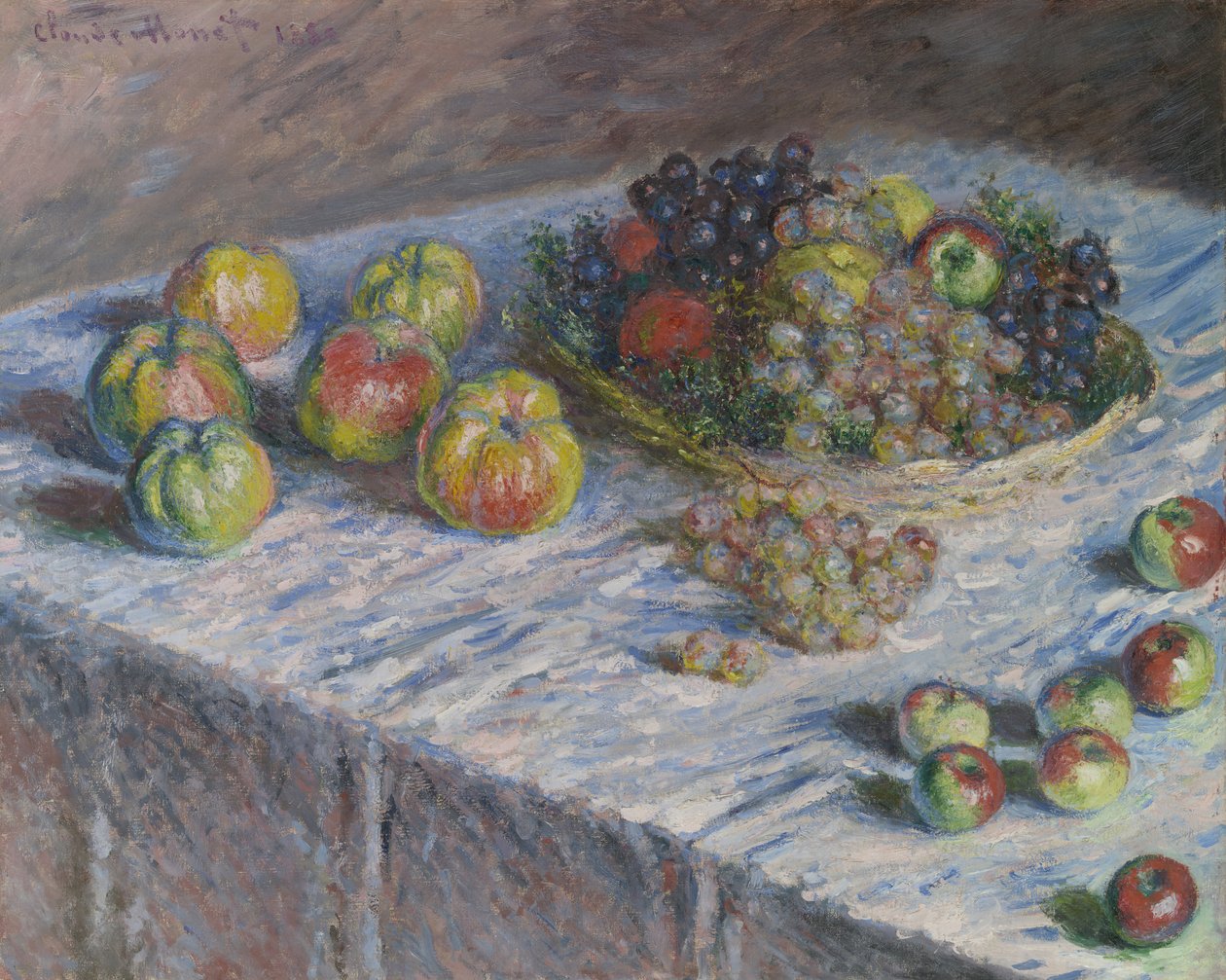 Äpplen och vindruvor, 1880. av Claude Monet