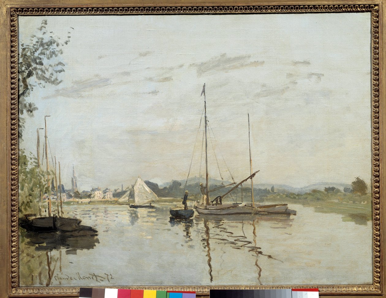 Argenteuil-målning av Claude Monet (1840-1926) 1872 sön. 0,5x0,65m Paris, Musee d