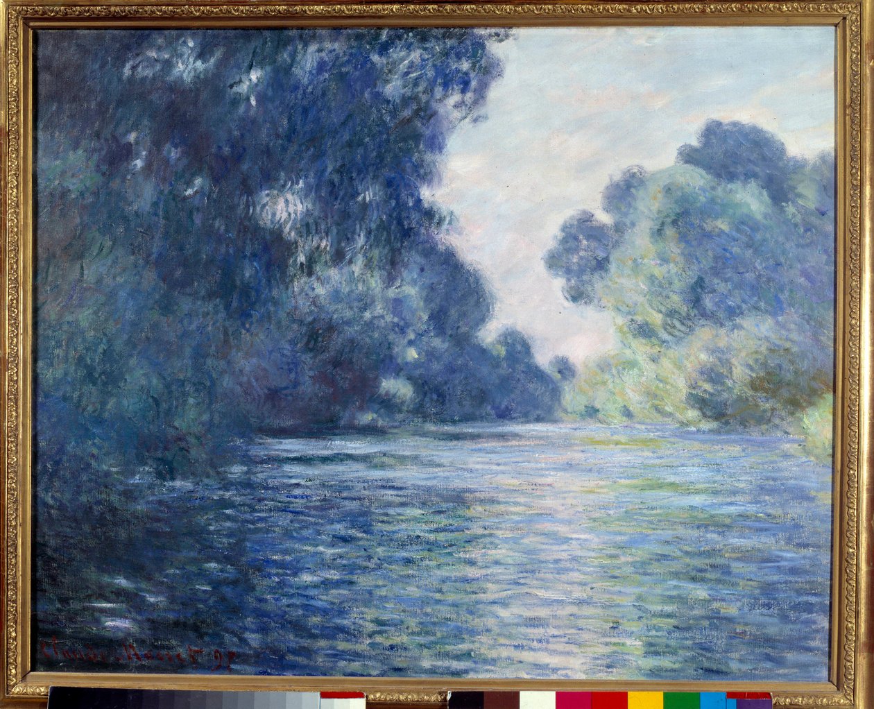 Arm de Seine nära Giverny. Målning av Claude Monet (1840-1926) av Claude Monet