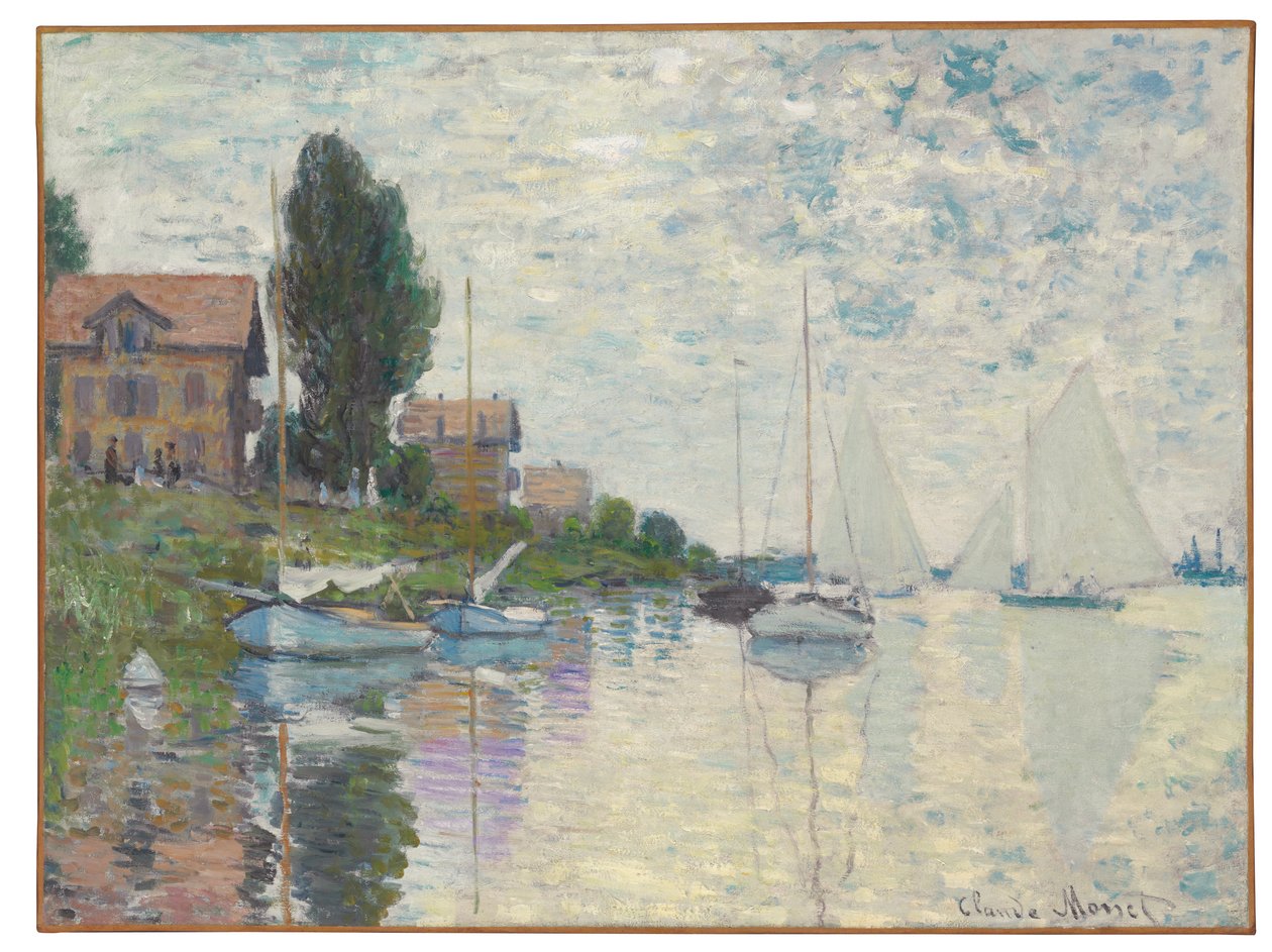 I Petit-Gennevilliers, 1874 av Claude Monet