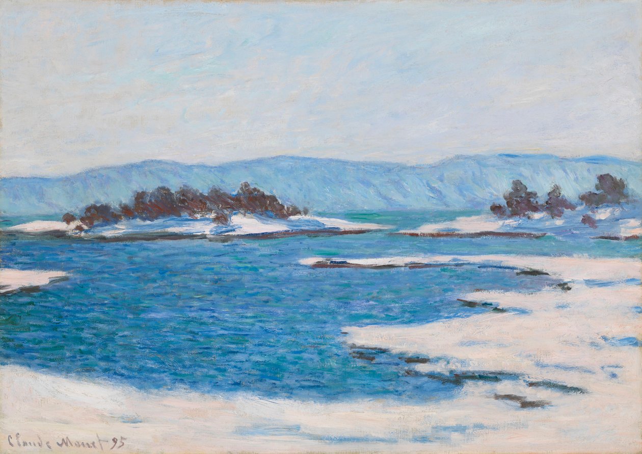 Au bord du fjord de Christiania, 1895. av Claude Monet