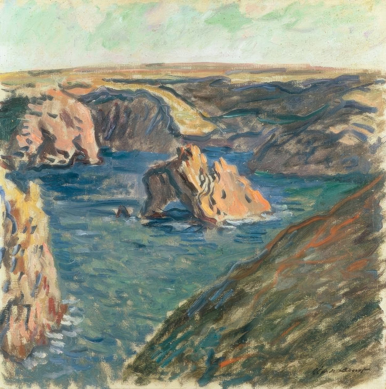 Vacker ö av Claude Monet