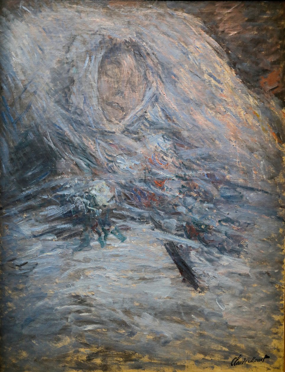 Camille på sin dödsbädd av Claude Monet