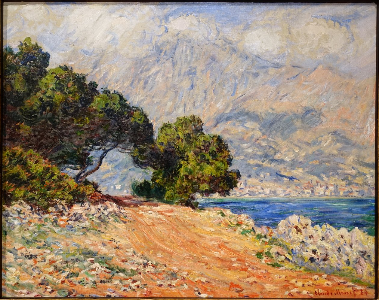 Cap Martin, nära Menton av Claude Monet