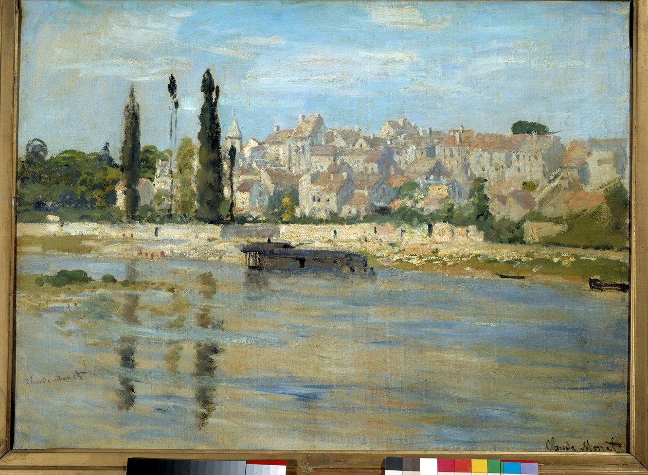 Karriärer. Saint-Denis. Målning av Claude Monet (1840-1926) av Claude Monet