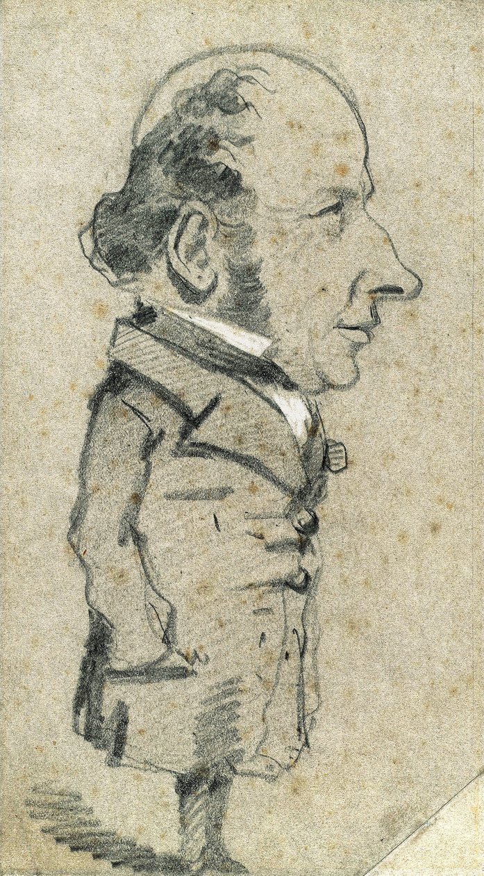 Karikatyr av Eugène Marcel av Claude Monet