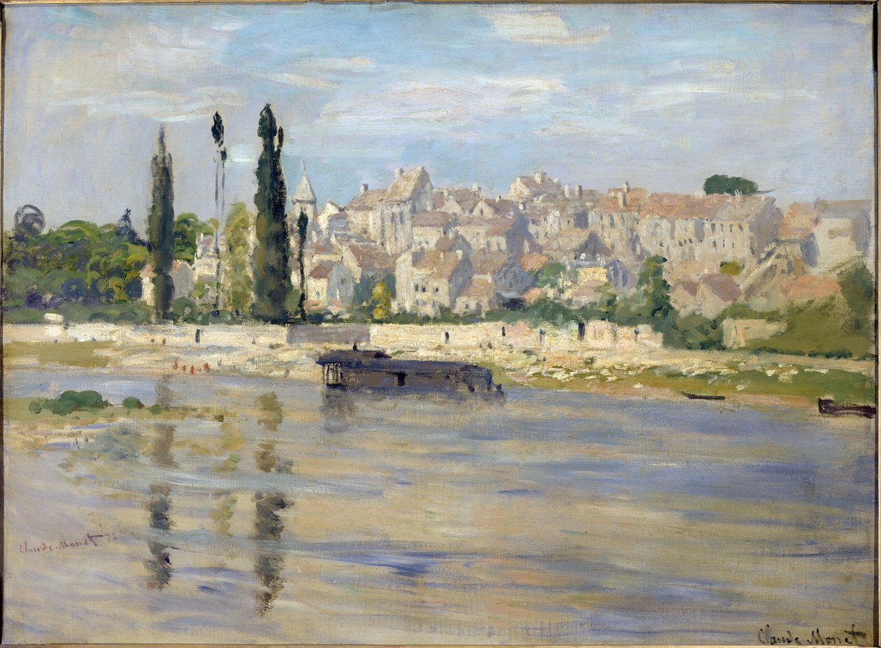 Carrieres-Saint-Denis - 1872. Olja på duk av Claude Monet