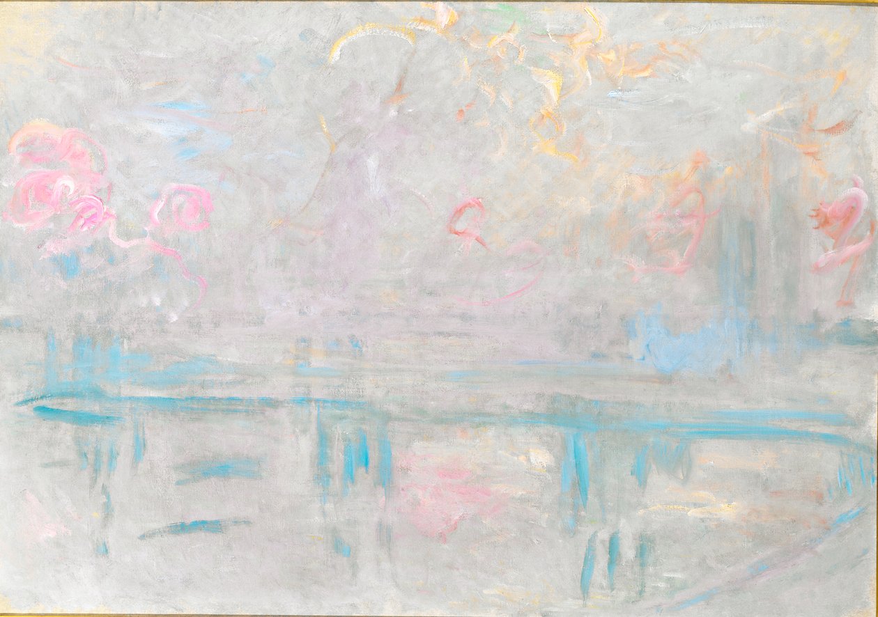 Charing Cross Bridge, ca 1900 (olja på duk) av Claude Monet