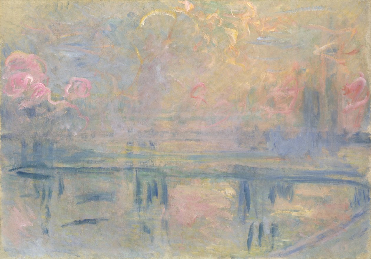Charing Cross Bridge, ca 1900 (olja på duk) av Claude Monet