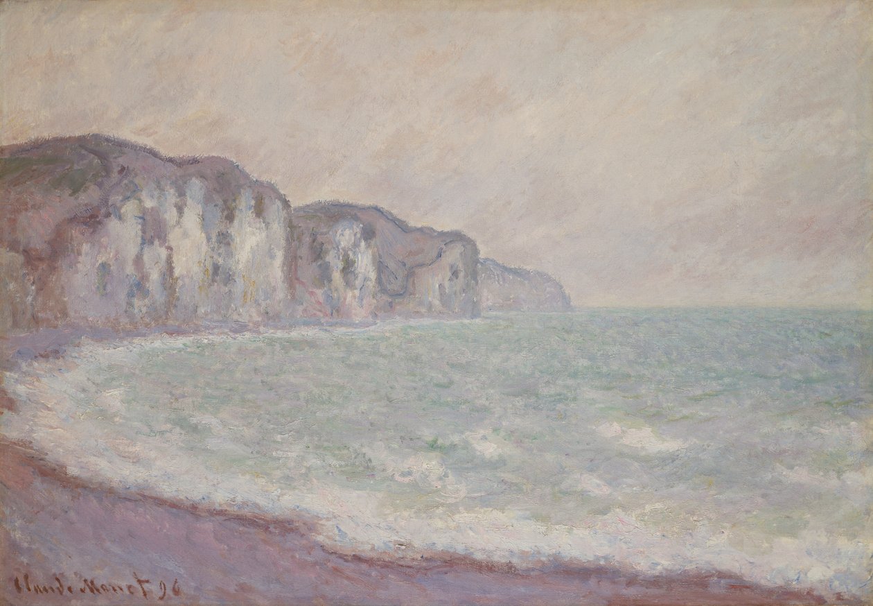Klipp vid Pourville av Claude Monet