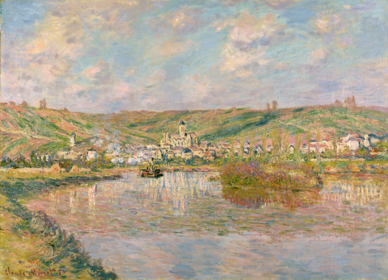 Sen eftermiddag, Vetheuil av Claude Monet