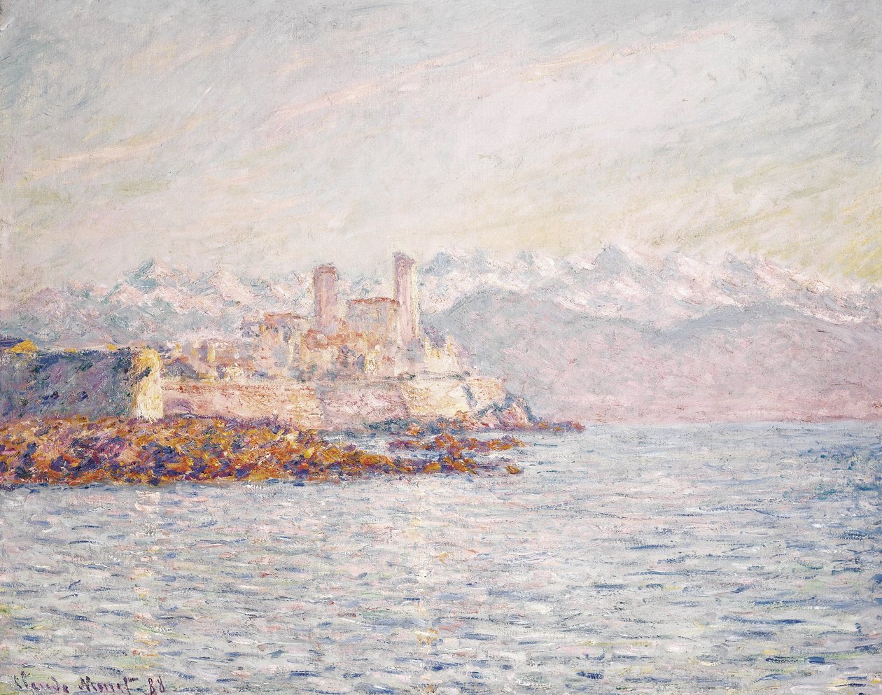 Franska:  Antibes
Tyska: Antibes av Claude Monet