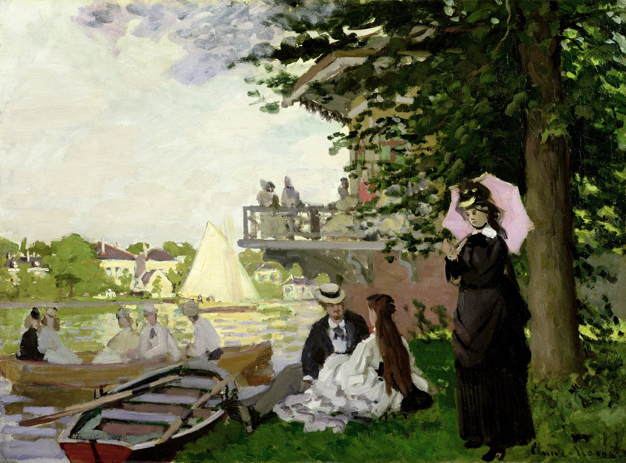 Trädgårdshus på Zaan, Zaandam, 1871 av Claude Monet
