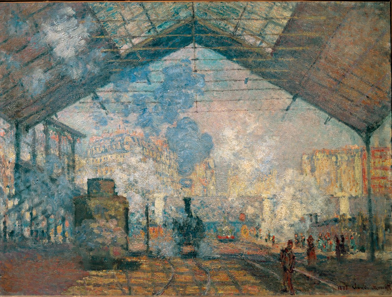Saint-Lazare station av Claude Monet